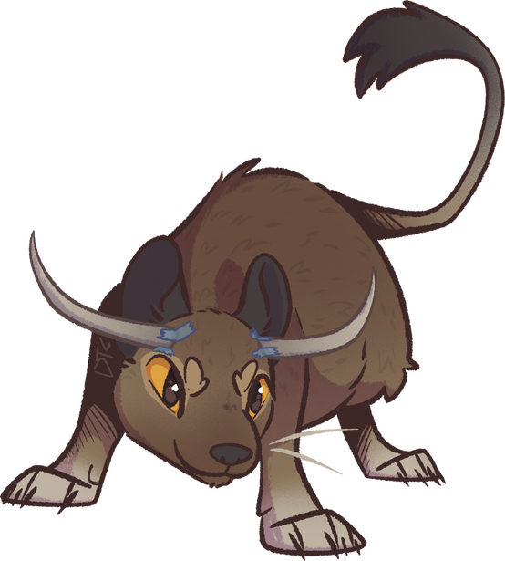 "Horned" degu "Horned" degu