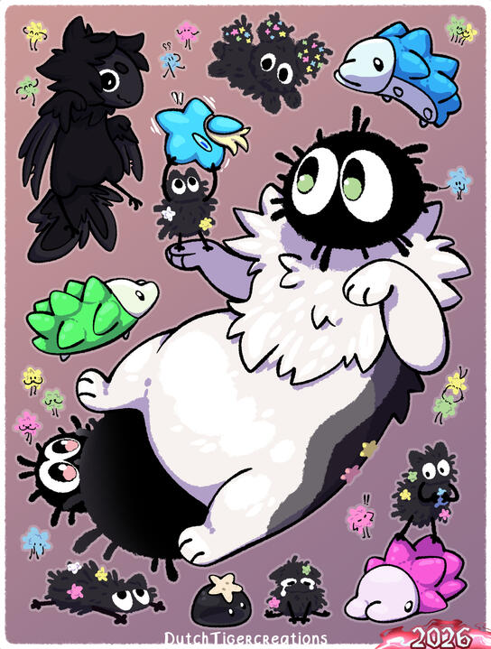 Many Soot Sprites
