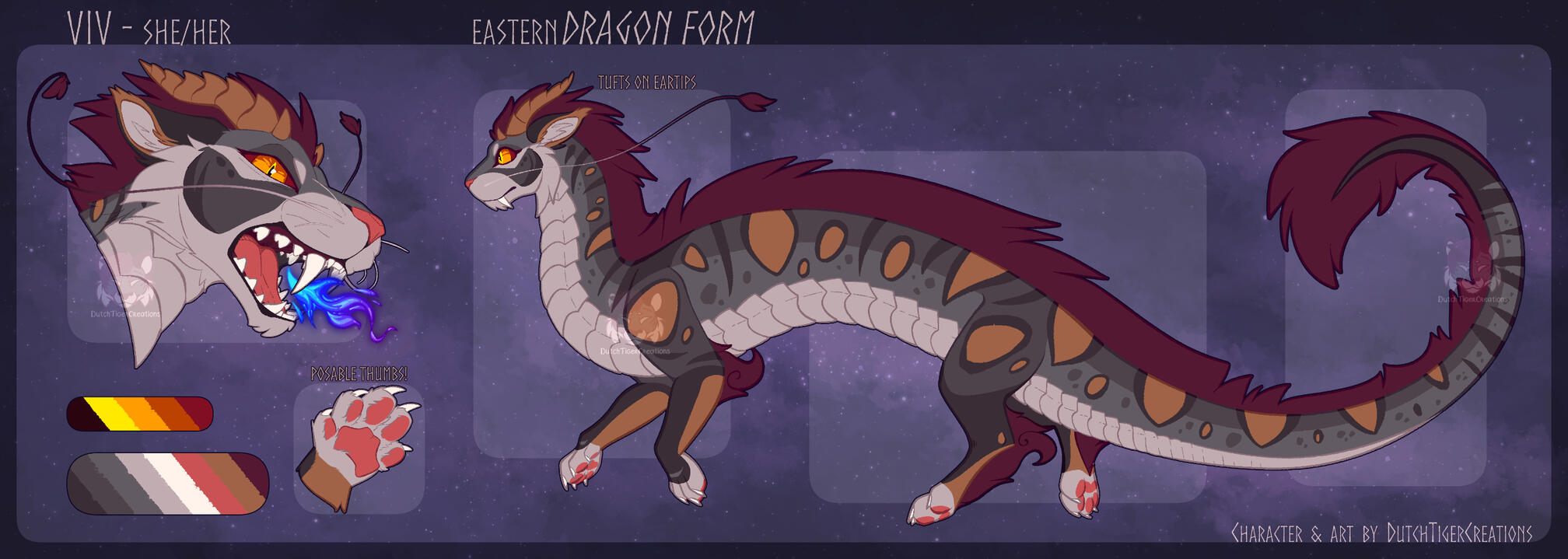 Reference sheet - Eastern dragon