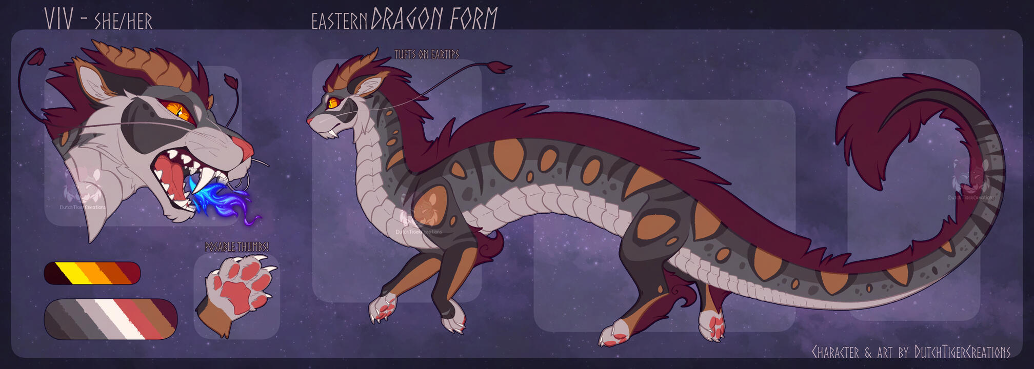 Reference sheet - Eastern dragon